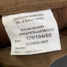 Charger l'image dans la galerie, British Army Woman's No2 Dress Uniform Skirt - Grade 1 - Size 178/104/80 - The Militaria Shop