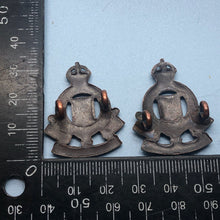 Load image into Gallery viewer, Genuine British Army Royal Army Ordnance Corps Collar Badges Pair - The Militaria Shop