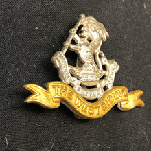 Load image into Gallery viewer, Original WW2 British Army Cap Badge - 33rd Regiment of Foot - The Militaria Shop