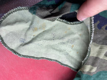 Load image into Gallery viewer, Original US Army M1 Camo Helmet Cover - Vietnam Found - Combat Worn - The Militaria Shop