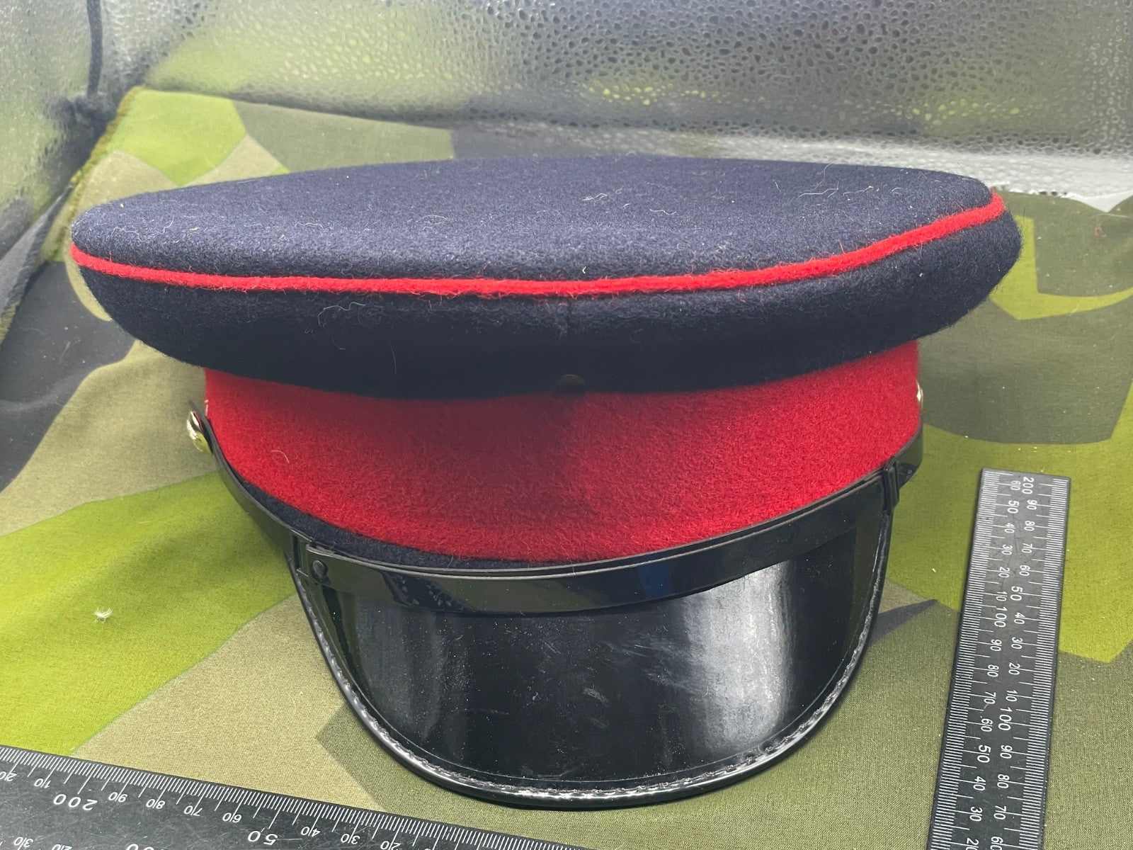Genuine British Army Adjutant General's Corps Peaked Dress Cap - Size 56cm - The Militaria Shop