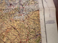 Load image into Gallery viewer, Original WW2 British Army RAF Navy Base Map of England - Midlands - Birmingham - The Militaria Shop