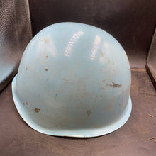 Load image into Gallery viewer, Original Cold War era Czech Army VZ 53-80 Type United Nations UN Blue Helmet - The Militaria Shop