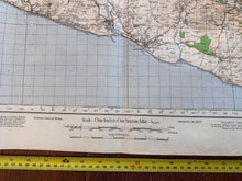 Load image into Gallery viewer, Original WW2 British Army GSGS OS Map of England & Wales - Brighton & Eastbourne - The Militaria Shop