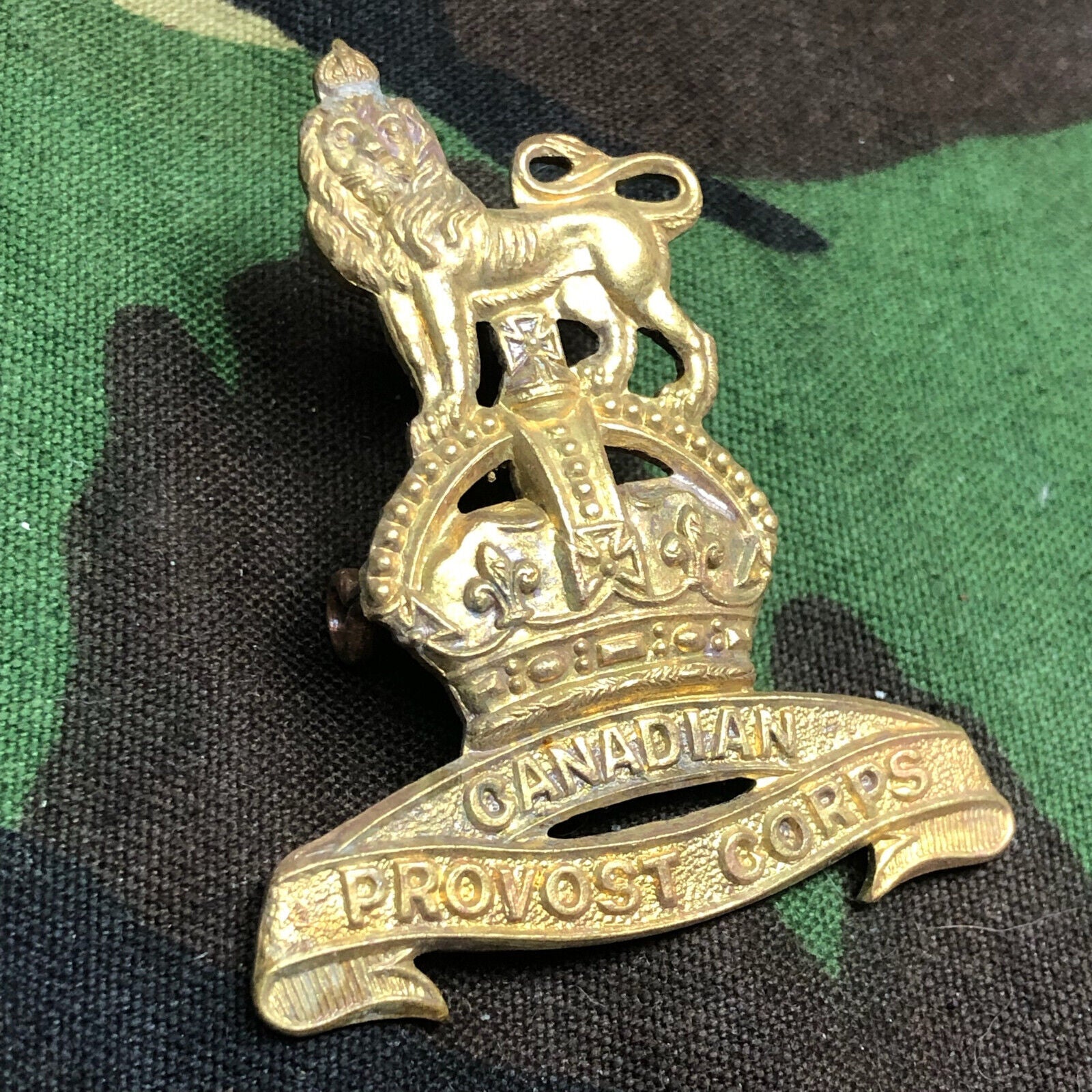 Original Canadian Army Provost Corps Cap Badge - The Militaria Shop