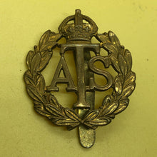 Load image into Gallery viewer, Original WW2 British Army ATS Auxiliary Territorial Service Cap Badge - The Militaria Shop