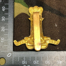 Load image into Gallery viewer, Original British Army 11th Hussars Regiment Cap Badge - The Militaria Shop