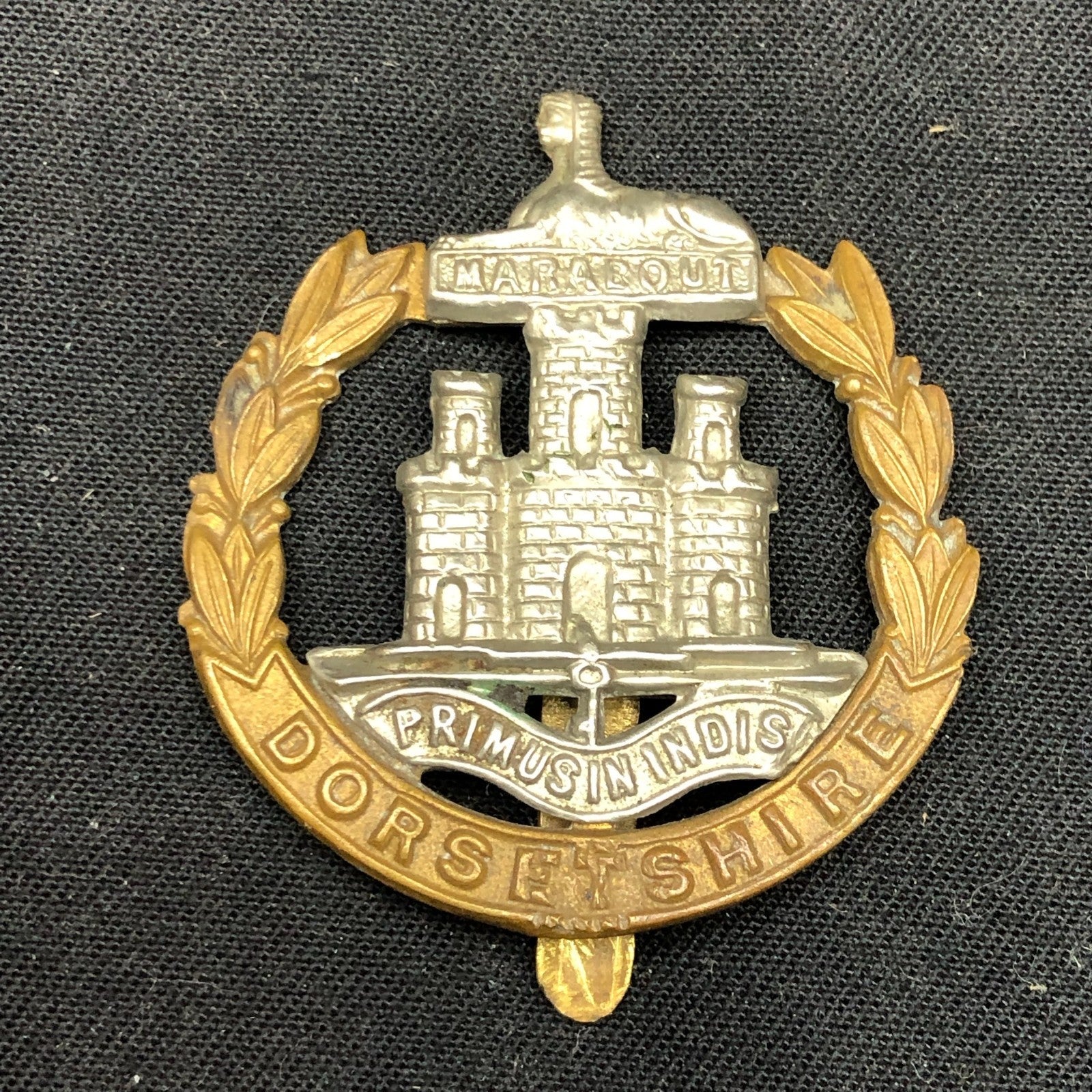 Original British Army Cap Badge - Dorset Regiment - The Militaria Shop