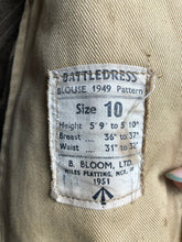 Load image into Gallery viewer, Original British Army Battledress Jacket - Size 10 37" Chest - Royal Engineers - The Militaria Shop