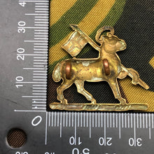 Load image into Gallery viewer, Original WW1 British Army Collar Badge - Queen's Royal Regiment (West Surrey) - The Militaria Shop