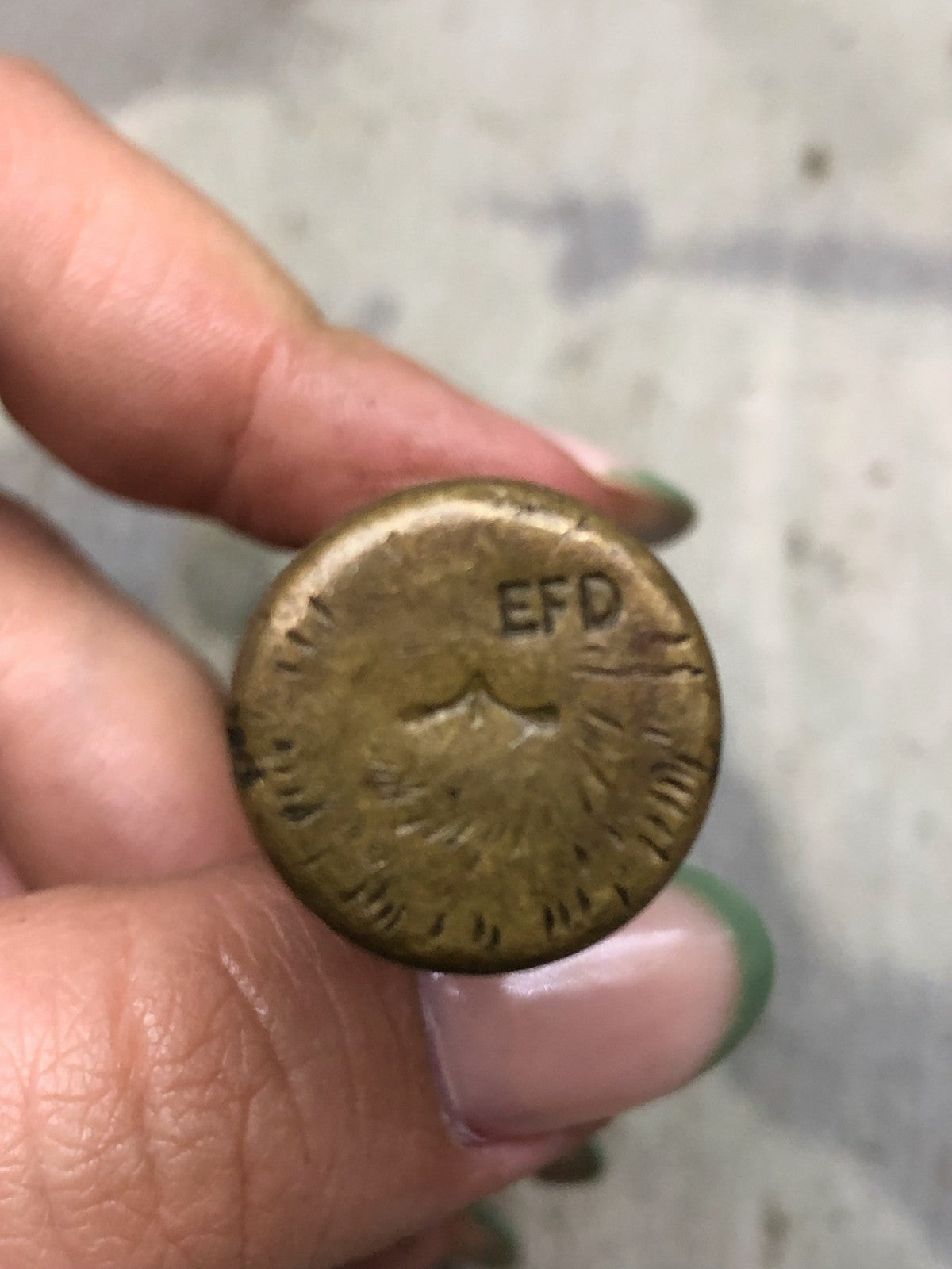 Original WW1 British Army SMLE Enfield Brass Oil Bottle - EFD Marked - The Militaria Shop