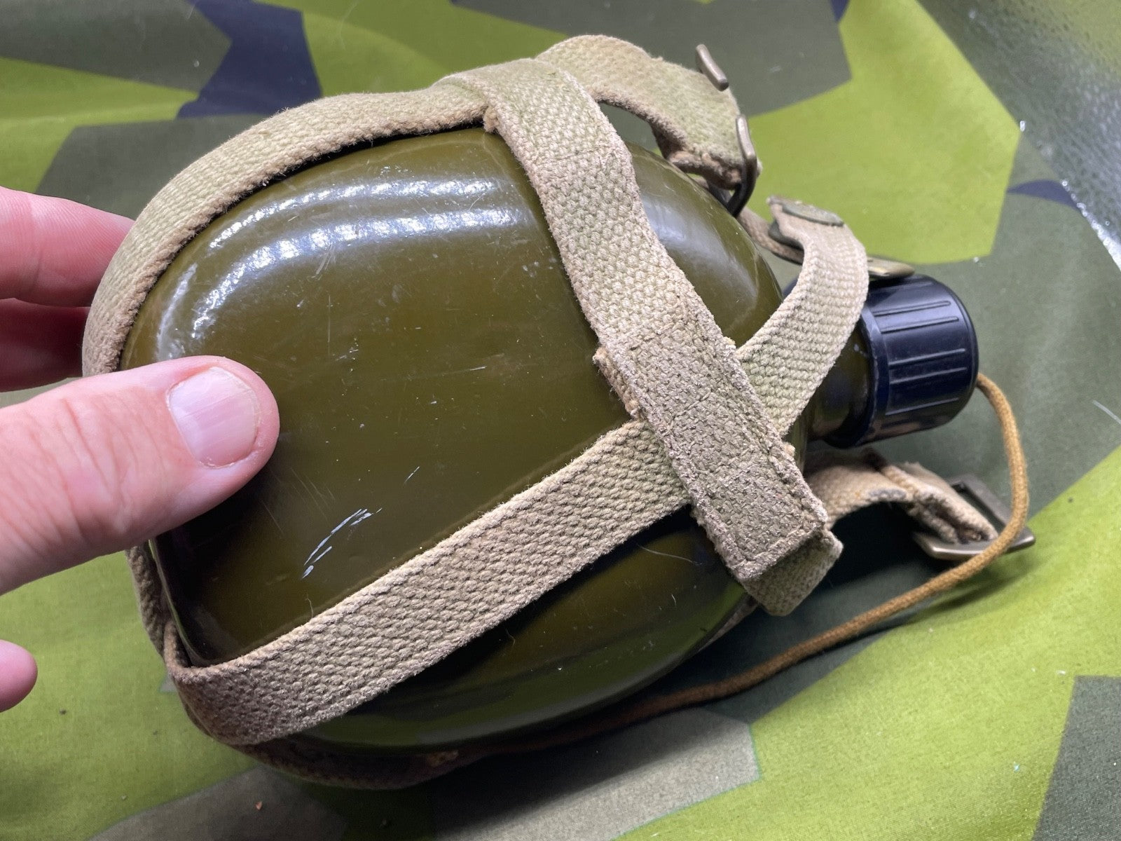 Interesting Waterbottle - Unknown Origin - The Militaria Shop