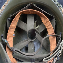 Load image into Gallery viewer, Genuine Dutch Army M53 Euroclone of US M1 Camouflaged Helmet & Liner Set - The Militaria Shop