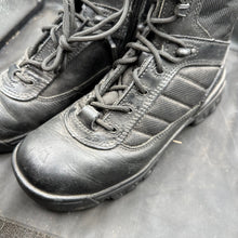 Load image into Gallery viewer, Army Black Leather High Top BATES Combat Boots - Size EU 37 - UK 3 - The Militaria Shop