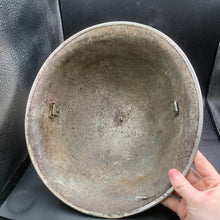 Load image into Gallery viewer, Original WW2 British/Canadian Army Mk3 Turtle Combat Helmet - The Militaria Shop