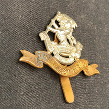 Load image into Gallery viewer, Original WW2 British Army Cap Badge - Duke of Wellington's West Riding Regiment - The Militaria Shop