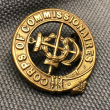 Load image into Gallery viewer, Original WW2 British Army Cap Badge - Corps of Commissionaires - The Militaria Shop