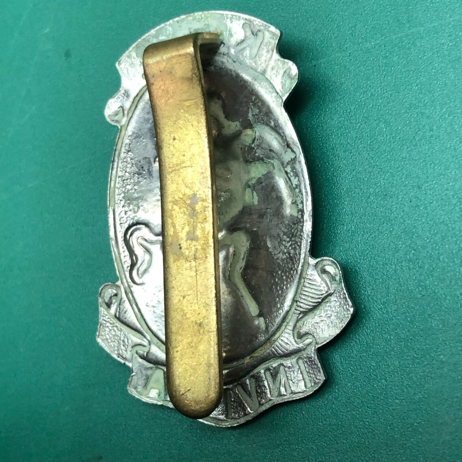 Original WW1 British Army Cap Badge - Kent Volunteer Fencibles - The Militaria Shop