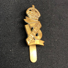 Load image into Gallery viewer, Original WW1 British Army Cap Badge - British 13th/18th Hussars - The Militaria Shop
