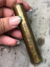 Load image into Gallery viewer, Original WW1 British Army SMLE Enfield Brass Oil Bottle - P-H Maker Marked - The Militaria Shop