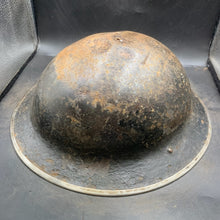 Load image into Gallery viewer, Original British Army WW2 Mk2 Combat Steel Helmet - The Militaria Shop