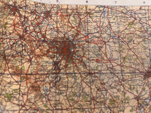 Load image into Gallery viewer, Original WW2 British Army RAF Navy Base Map of England - The Midlands Birmingham - The Militaria Shop