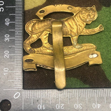 Load image into Gallery viewer, Original WW2 British Army Cap Badge - Leicestershire Regiment - The Militaria Shop