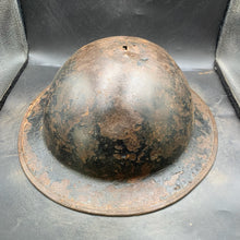 Load image into Gallery viewer, Original British Army WW2 Combat Steel Helmet - The Militaria Shop