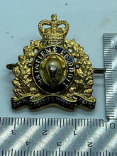 Load image into Gallery viewer, Original Canadian Army - Royal Canadian Mounted Police Cap / Collar Badge - The Militaria Shop