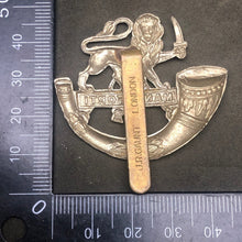 Load image into Gallery viewer, Original WW2 British Army Cap Badge - Herefordshire Light Infantry - The Militaria Shop