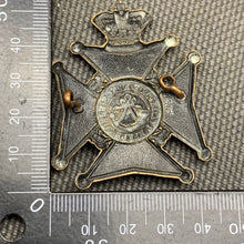Load image into Gallery viewer, British Army Victorian King's Royal Rifle Corps (K.R.R.C.) Militia Cap Badge - The Militaria Shop