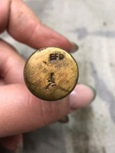 Load image into Gallery viewer, Original WW1 British Army SMLE Enfield Brass Oil Bottle - EFD Marked - The Militaria Shop