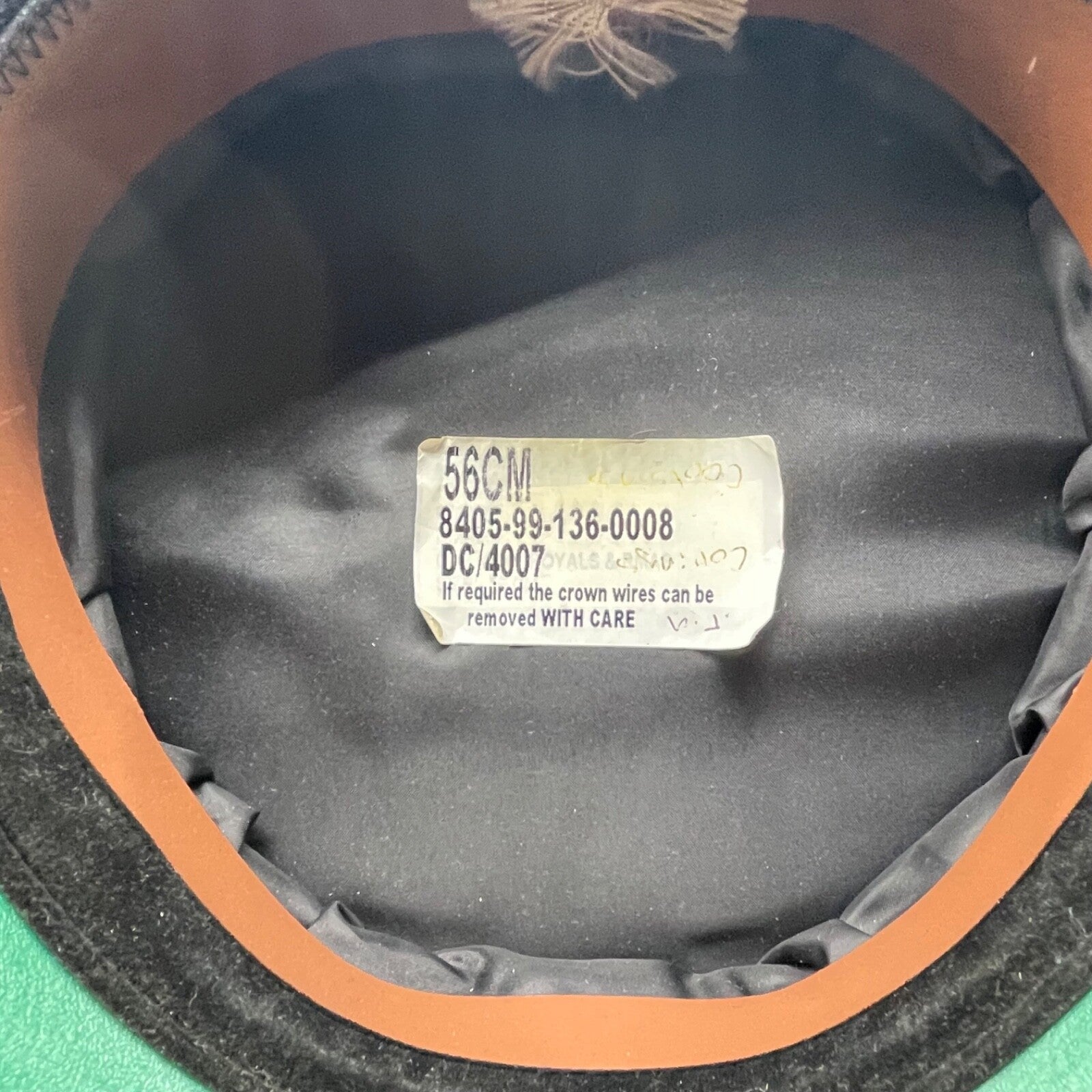 Original British Army REME Royal Electrical & Mechanical Peaked Cap - Size 56cm - The Militaria Shop
