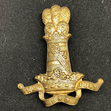Load image into Gallery viewer, Genuine WW2 British Army Brass Cap Badge - 11th Hussars - The Militaria Shop