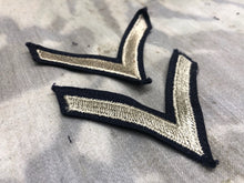 Load image into Gallery viewer, Original US Army WW2/Vietnam War Army Chevron Stripes - Private First Class PFC - The Militaria Shop
