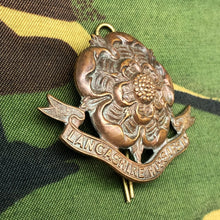 Lade das Bild in den Galerie-Viewer, Original WW1 British Cap Badge - Lancashire Hussars - The Militaria Shop