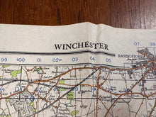 Load image into Gallery viewer, Original WW2 British Army GSGS OS Map of England - Winchester - The Militaria Shop