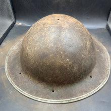 Load image into Gallery viewer, Original WW2 British Army Mk2 "Brodie" Combat Helmet - The Militaria Shop