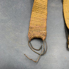 Load image into Gallery viewer, Original WW2 British Army Helmet Late Pattern Elasticated Chinstrap - The Militaria Shop