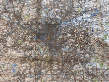 Charger l'image dans la galerie, Original WW2 British Army OS Map of Great Britain - Birmingham - The Militaria Shop