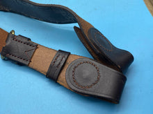 Charger l'image dans la galerie, Original British Army Officer's Sam Browne Leather Shoulder Belt Marked 37" Long - The Militaria Shop