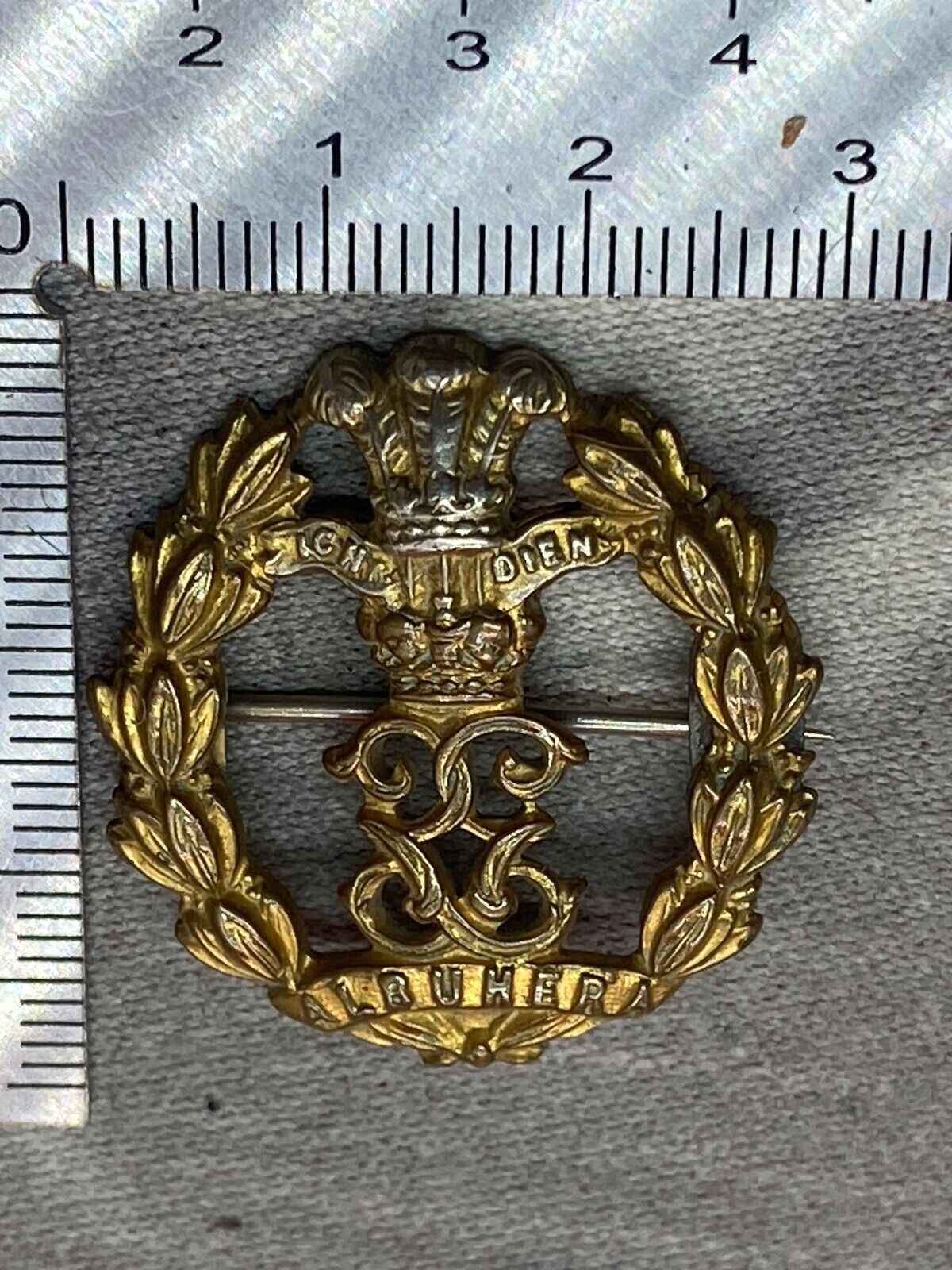 Original Ww1   Ww2 British Army Middlesex Regiment Sweetheart Brooch 