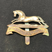 Load image into Gallery viewer, Genuine British Army Cap Badge - 3rd The King's Own Hussars - The Militaria Shop