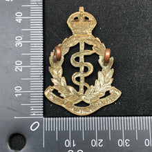 Load image into Gallery viewer, Original WW2 British Army Cap Badge - Royal Army Medical Corps - The Militaria Shop
