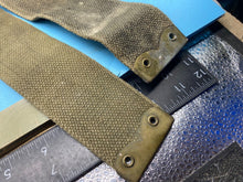 Load image into Gallery viewer, Original Pair of British Army 37 Pattern Khaki Canvas L-Straps - The Militaria Shop