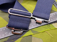 Charger l'image dans la galerie, Original British Royal Navy Blue Canvas Stable Belt - Approx 34" Waist - The Militaria Shop