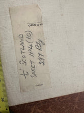 Load image into Gallery viewer, Original WW2 British Army RAF Navy Base Map of Scotland - Glasgow & Middle West - The Militaria Shop