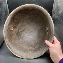 Charger l'image dans la galerie, Original British/Canadian Army WW2 Mk3 Turtle High Rivet Combat Steel Helmet - The Militaria Shop