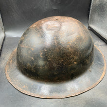Lade das Bild in den Galerie-Viewer, Original British Army WW2 Combat Steel Helmet - The Militaria Shop