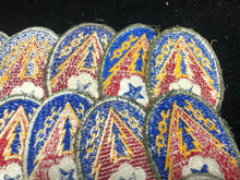 Charger l'image dans la galerie, Original WW2 US Army Advanced Communications Zone ETO Cloth Badge Patch - The Militaria Shop